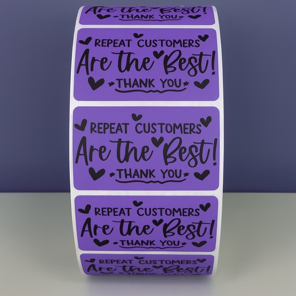 Repeat Customers Are the Best Stickers – Thank You Labels for Small Business - Picture 6 of 11